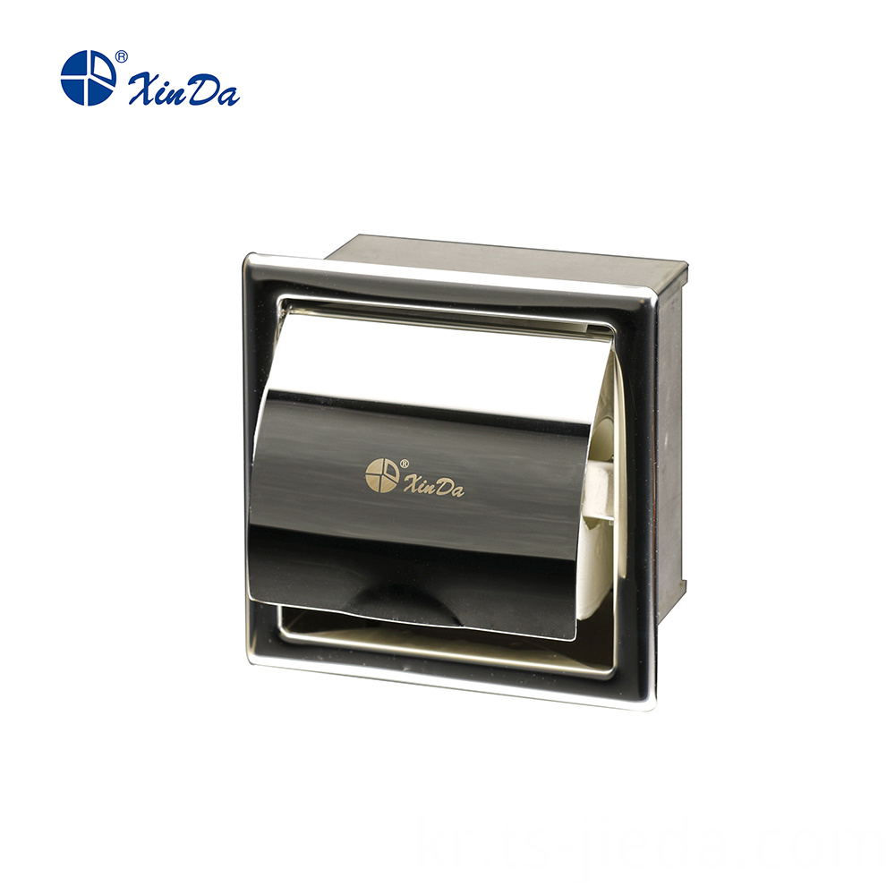 내장형 종이 롤 디스펜서 Built-in paper roll Dispenser for toilet